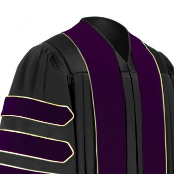 Thumbnail: PHD Gown With Velvet Piping