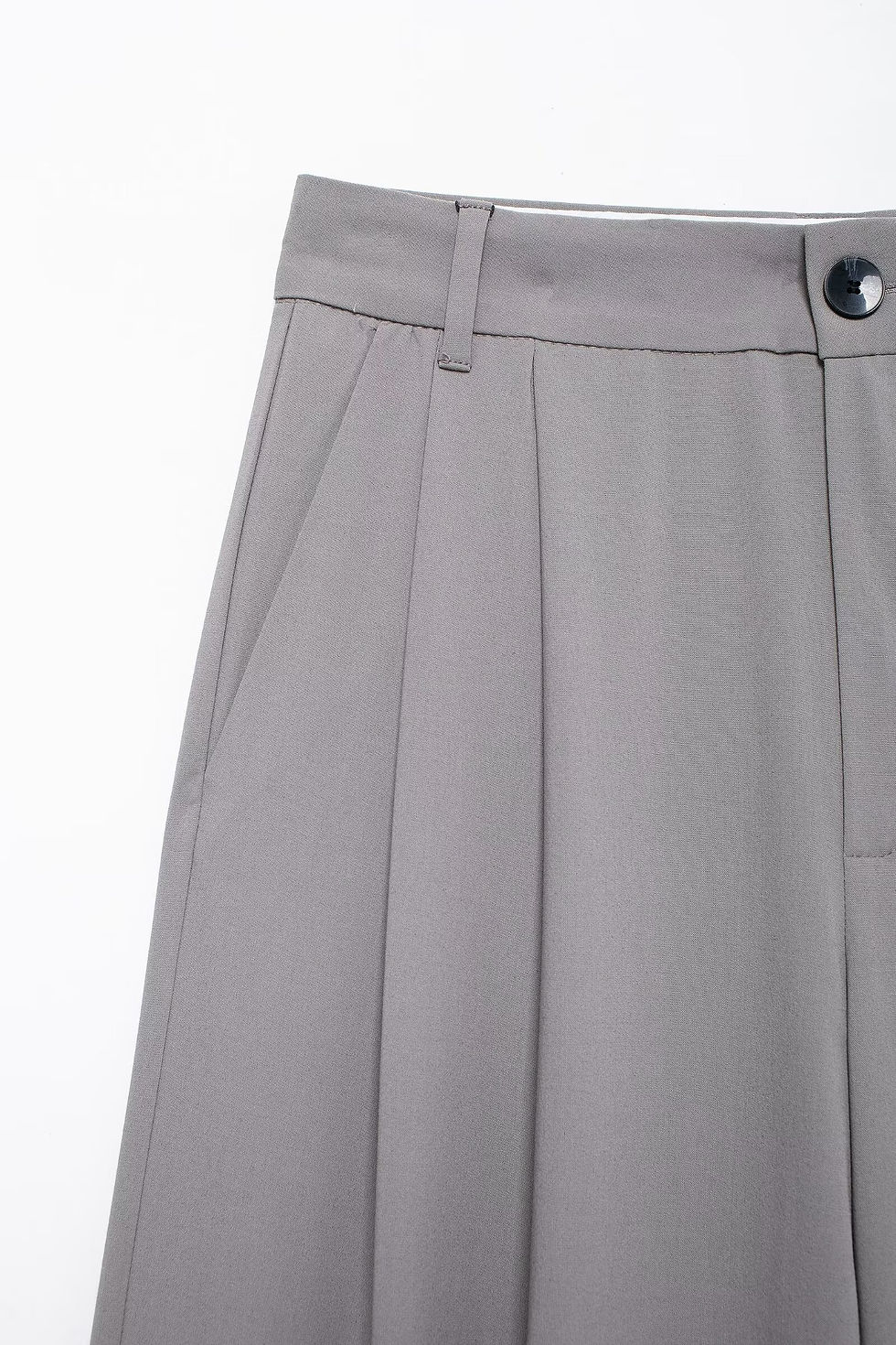 Thumbnail: Women's Tailored Two-Piece Set – V-Neck Waistcoat & Wide Leg Trousers