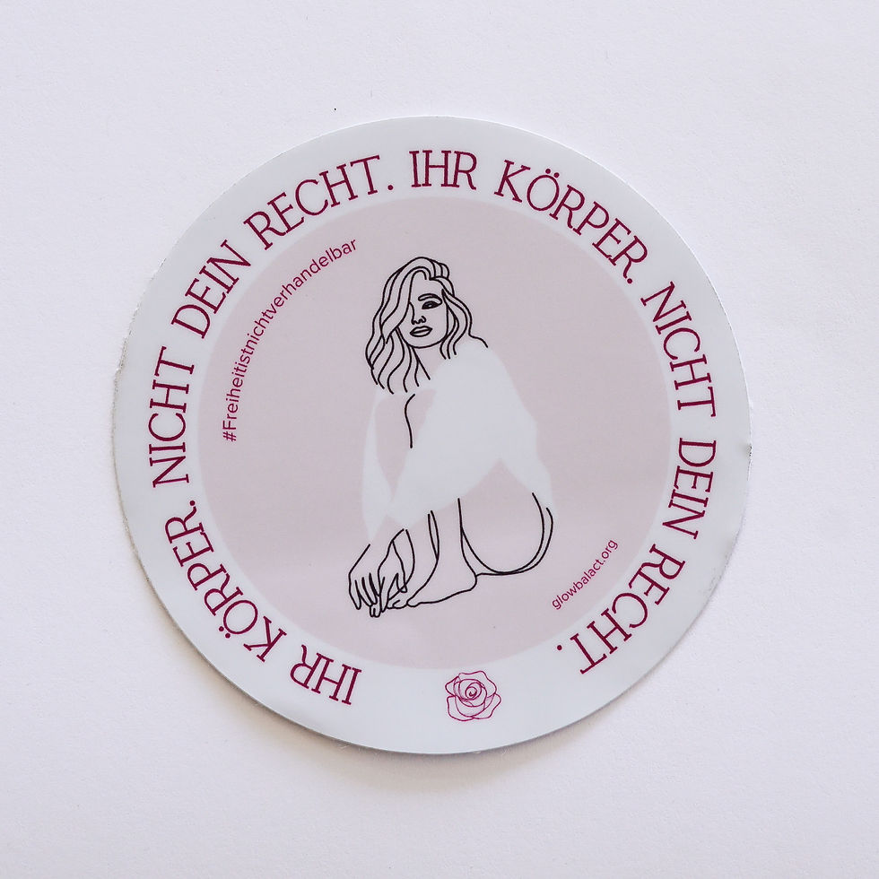 Sticker «Ihr Körper. Nicht dein Recht.»