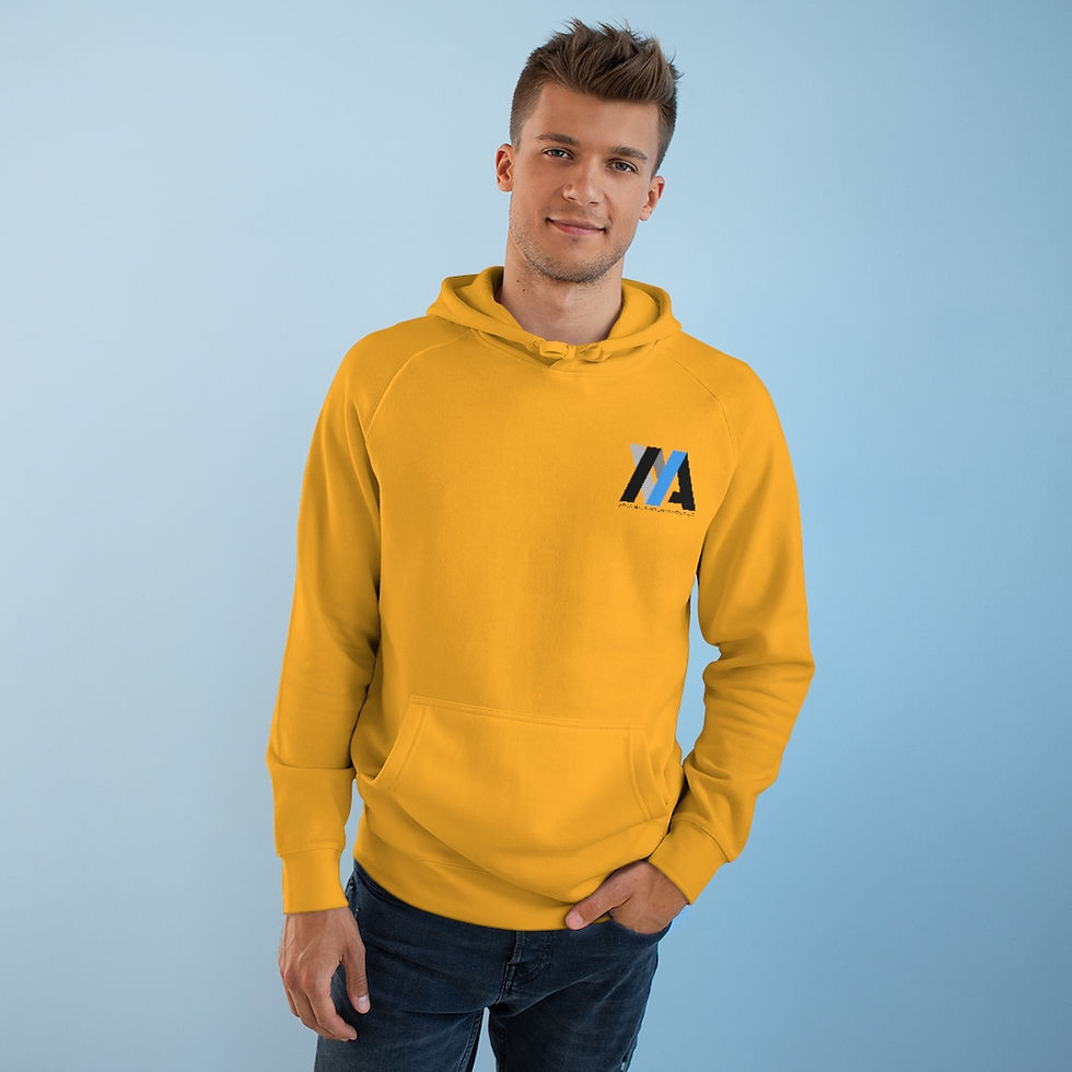 Thumbnail: MAVA Inc. Unisex Hoodie (Blue Logo)