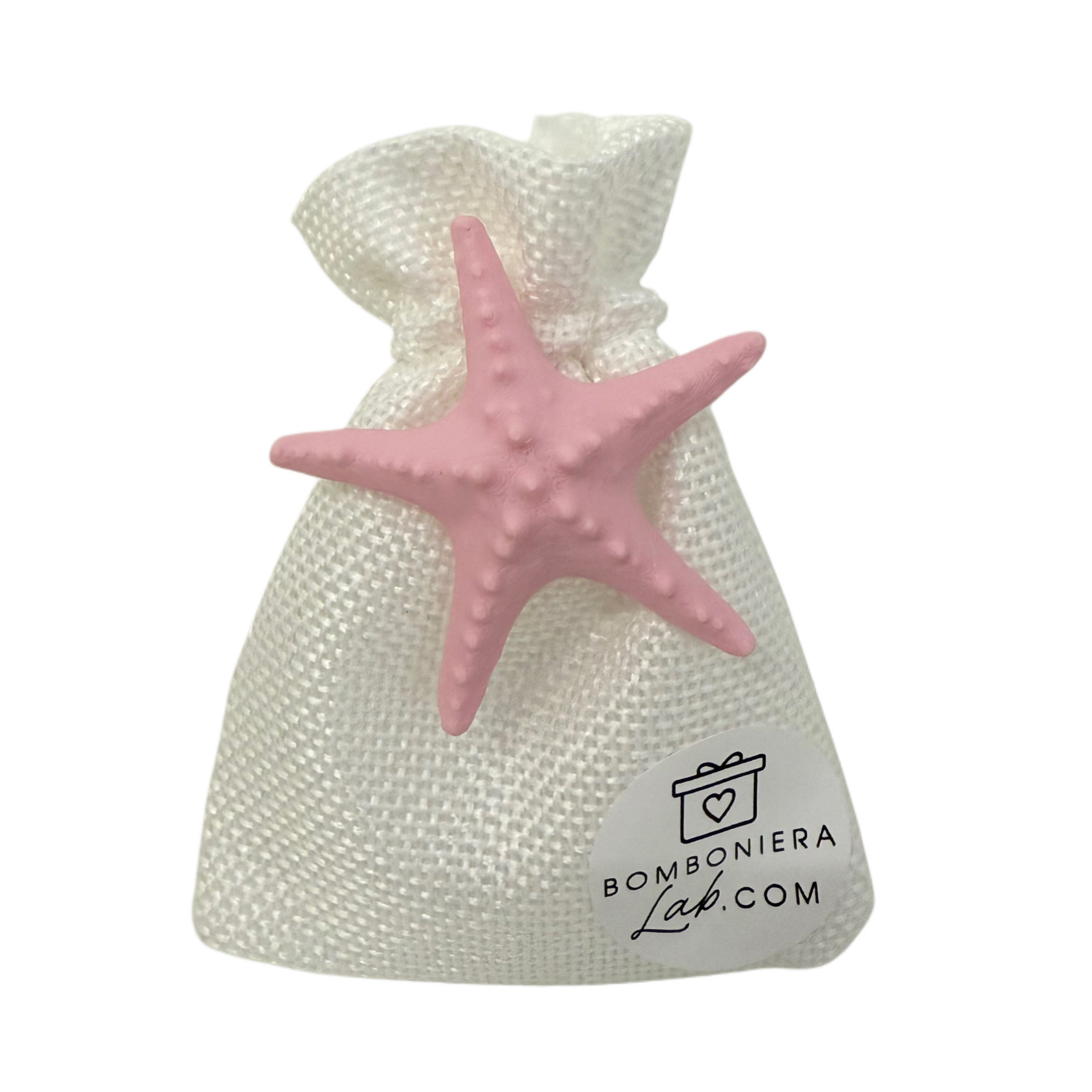 Bomboniera sacchettino con magnete stella marina 
