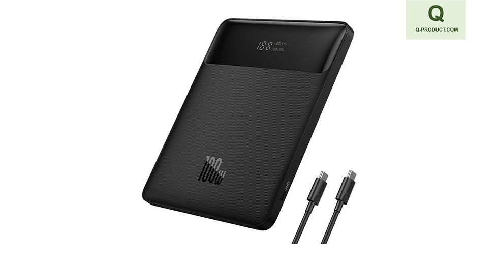 Baseus Laptop Power Bank Review: 100W Blade USB-C Charger with Quality Certification