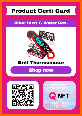 Alpha Grillers Instant Read Meat Thermometer for Grill and Cooking. Best Waterproof Ultra Fast Thermometer with Backlight & Calibration. Digital Food Probe for Kitchen, Outdoor Grilling and BBQ!