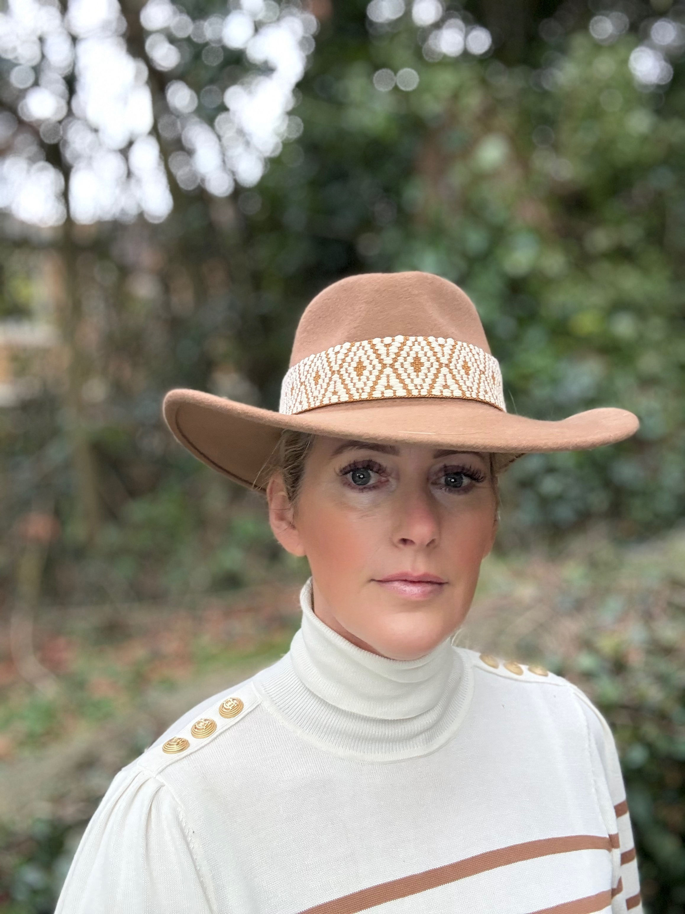 Wide Brim Ava Fedora 