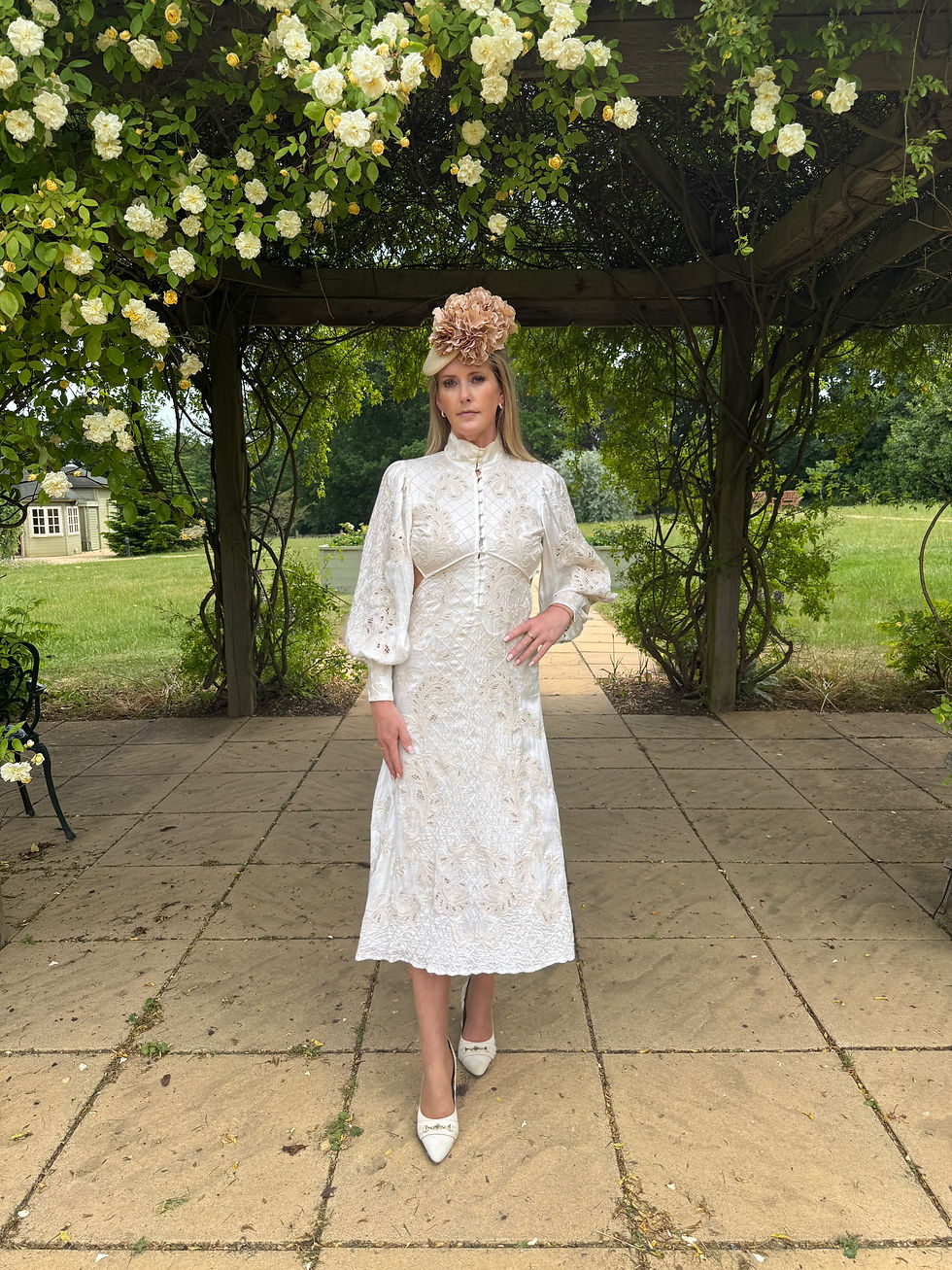 Thumbnail: Cream & Caramel headpiece 