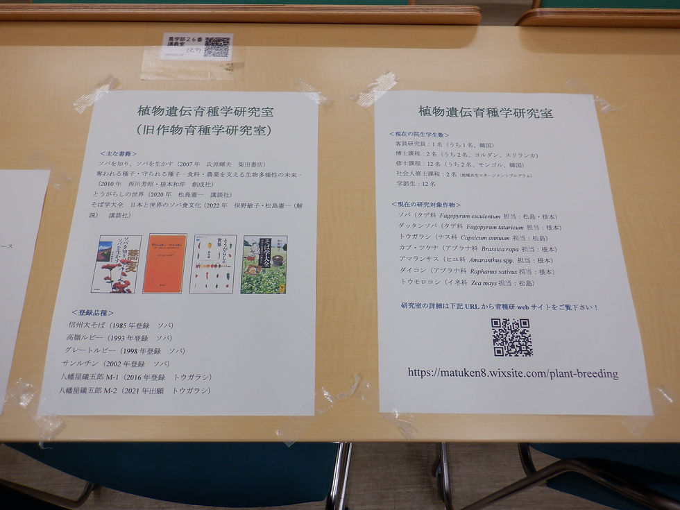 卒業生と在校生の交流ブース DSCF2899