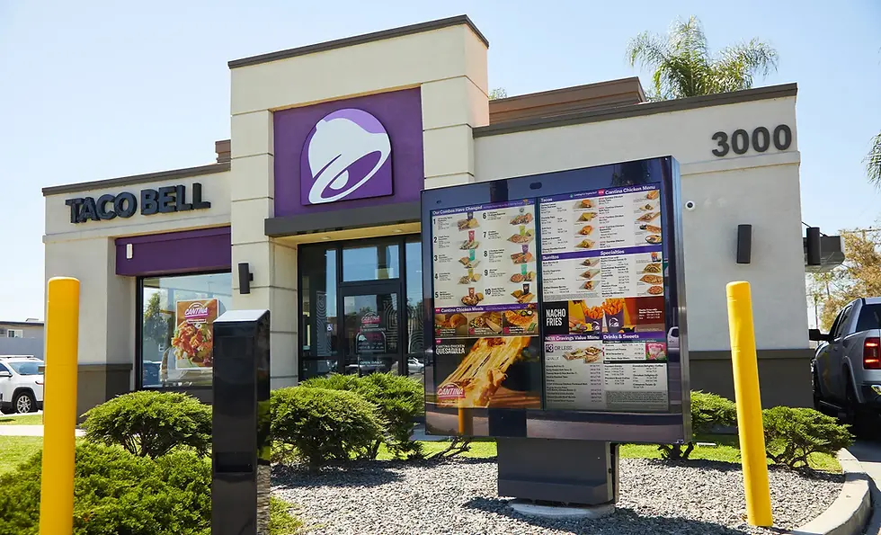 Yum curb side voice enabled ordering