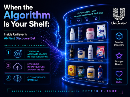 When the Algorithm Is Your Shelf: Inside Unilever’s AI-First Discovery Bet