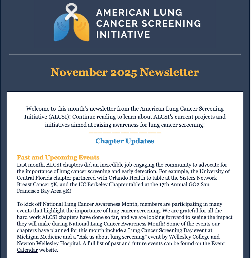 November 2025 Newsletter