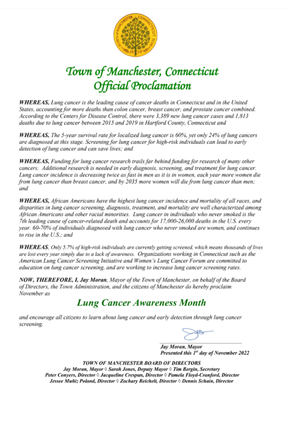 Manchester, Connecticut (2022)