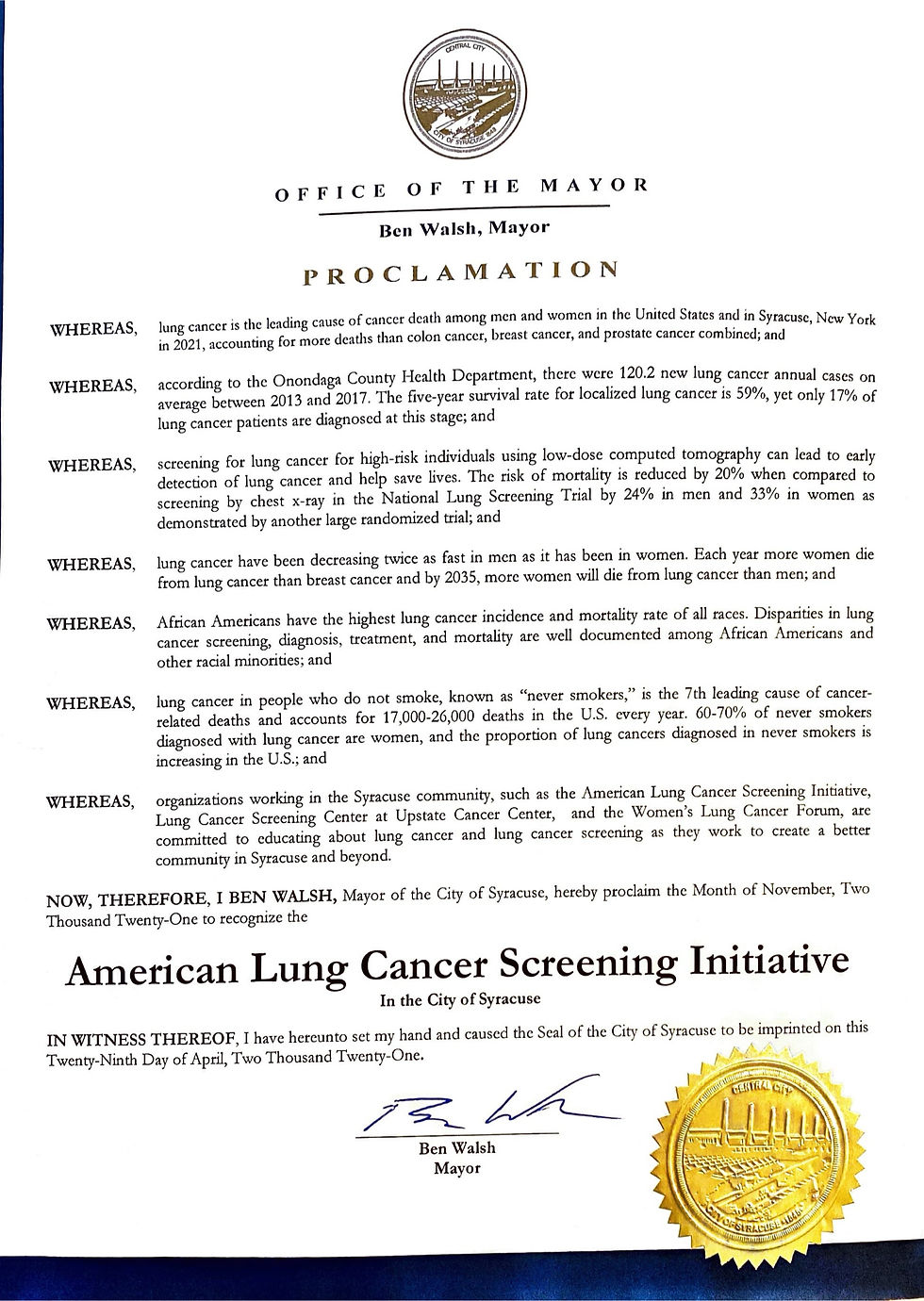 Syracuse, New York (2021)