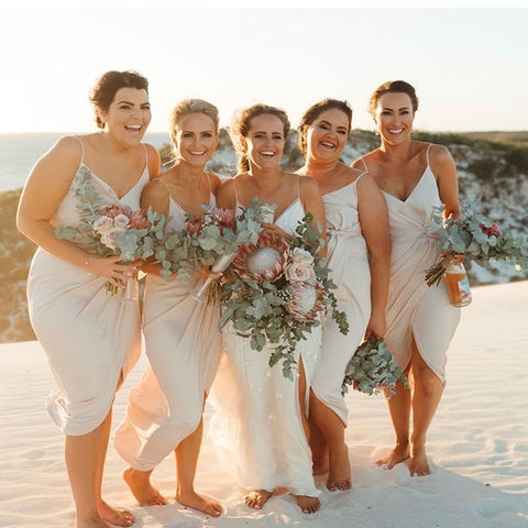 Flower arrangements from Blooms by the Beach, wedding Jurien Bay beach location