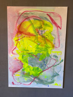 „Faces“, Acryl on Canvas, 70x100cm