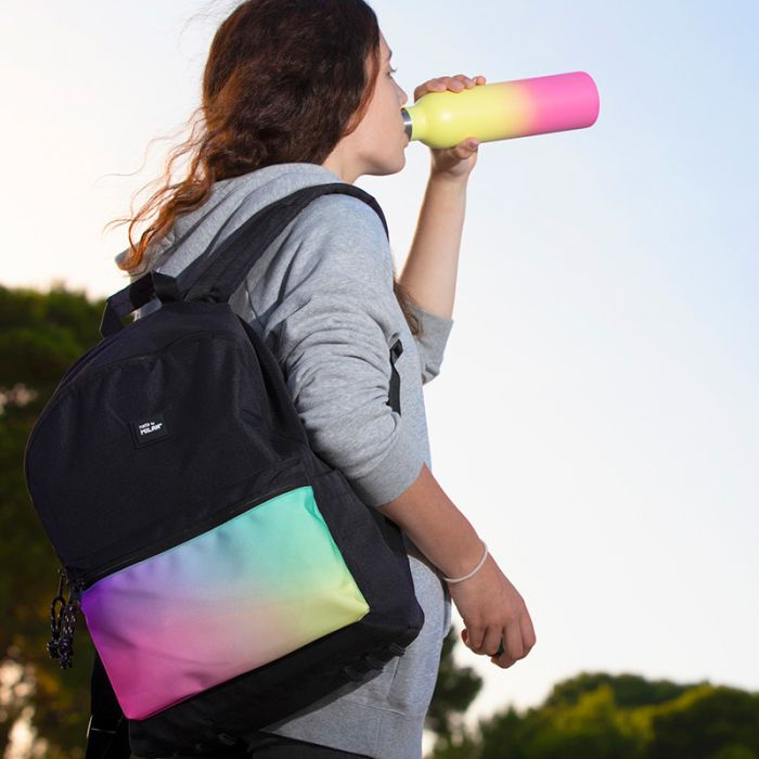 Thumbnail: Sac à dos urbain classique Sunset, noir