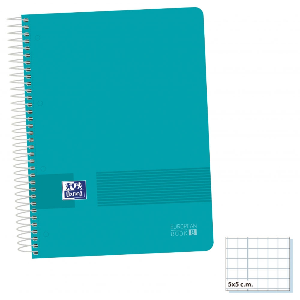 Bloc plastique Oxford A4 micro 160 feuilles 5x5