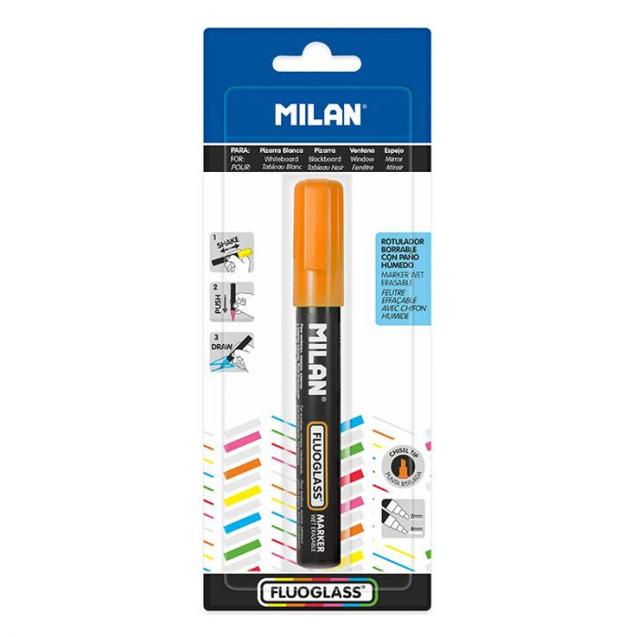 Thumbnail: Blister Fluoglass pointe biseautée 2 - 4 mm blanc