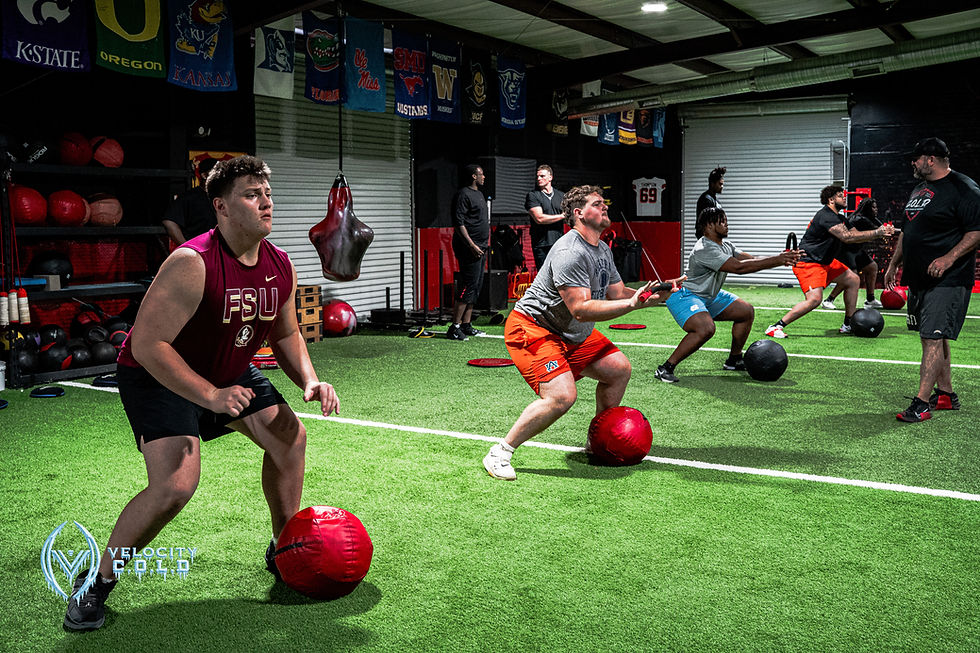 Steve Pickard Velocity Athlete Development Offensive Line Training