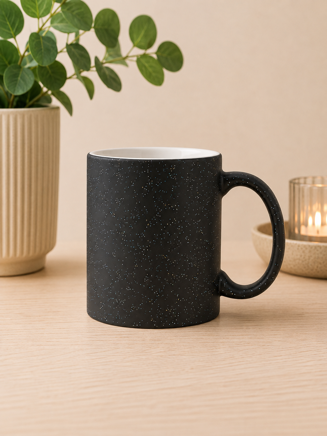 Personalisierte Glitzer-Zaubertasse