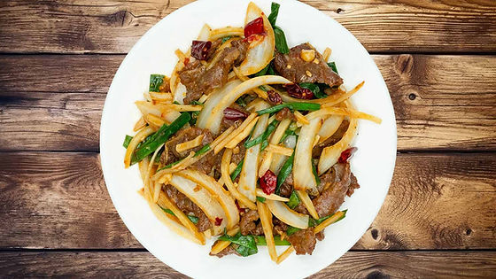 (1005) Mongolian Beef (่ๅคๅผ็็่)