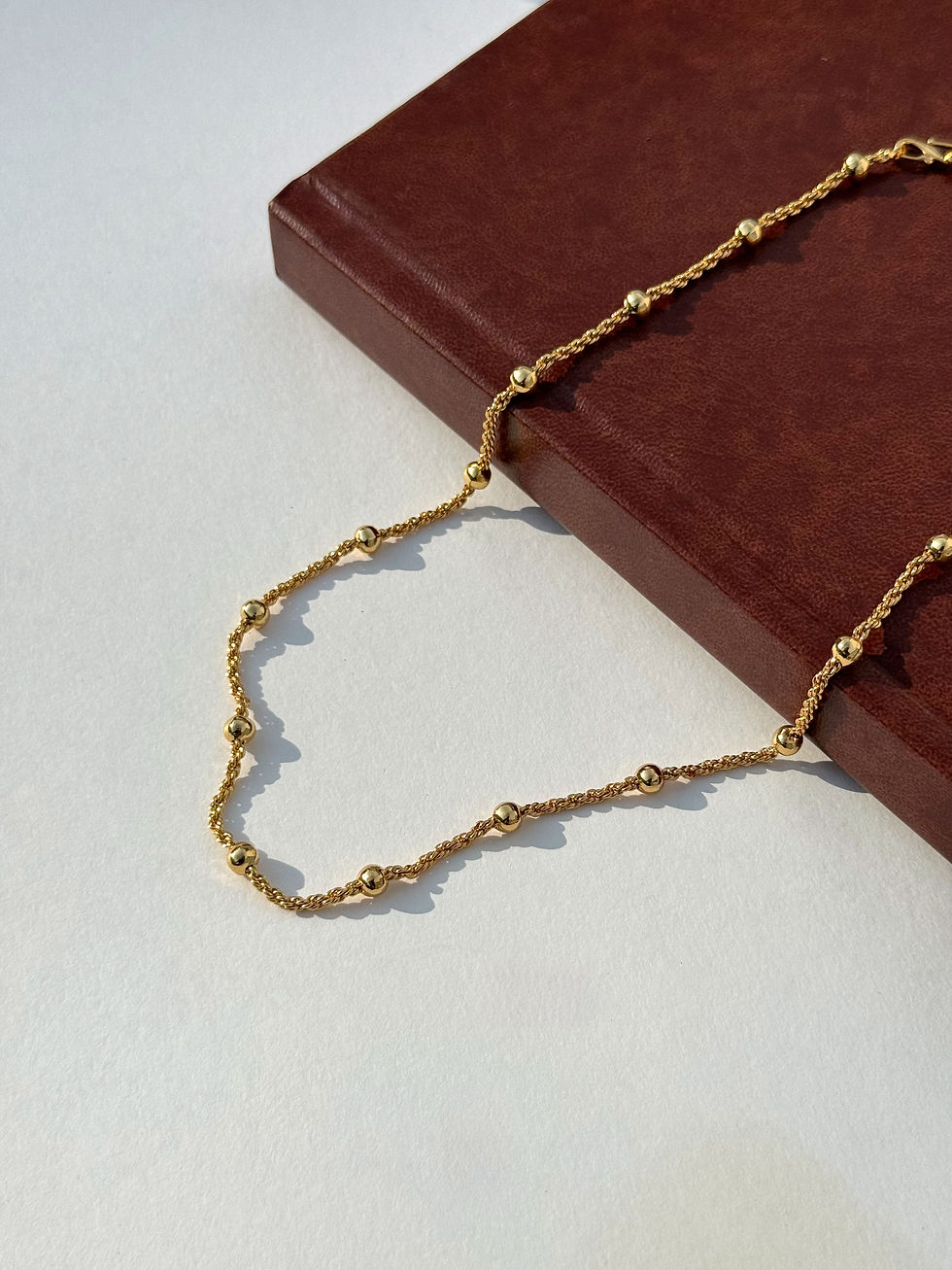 Thumbnail: Golden Beaded Rope Chain