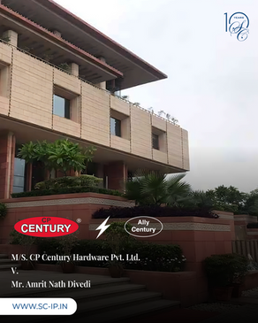 M/S. CP CENTURY HARDWARE PVT. LTD. V/s MR. AMRIT NATH DIVEDI