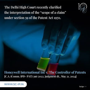 Honeywell International Inc. v. The Controller of Patents