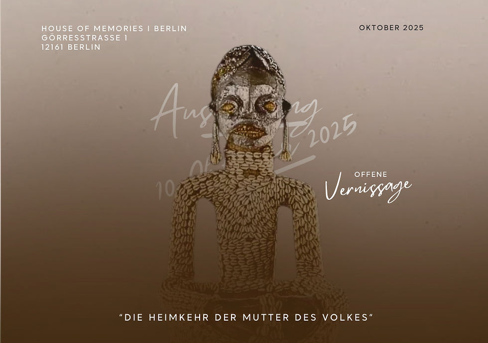 Vernissage „Die Heimkehr der Mutter des Volkes“