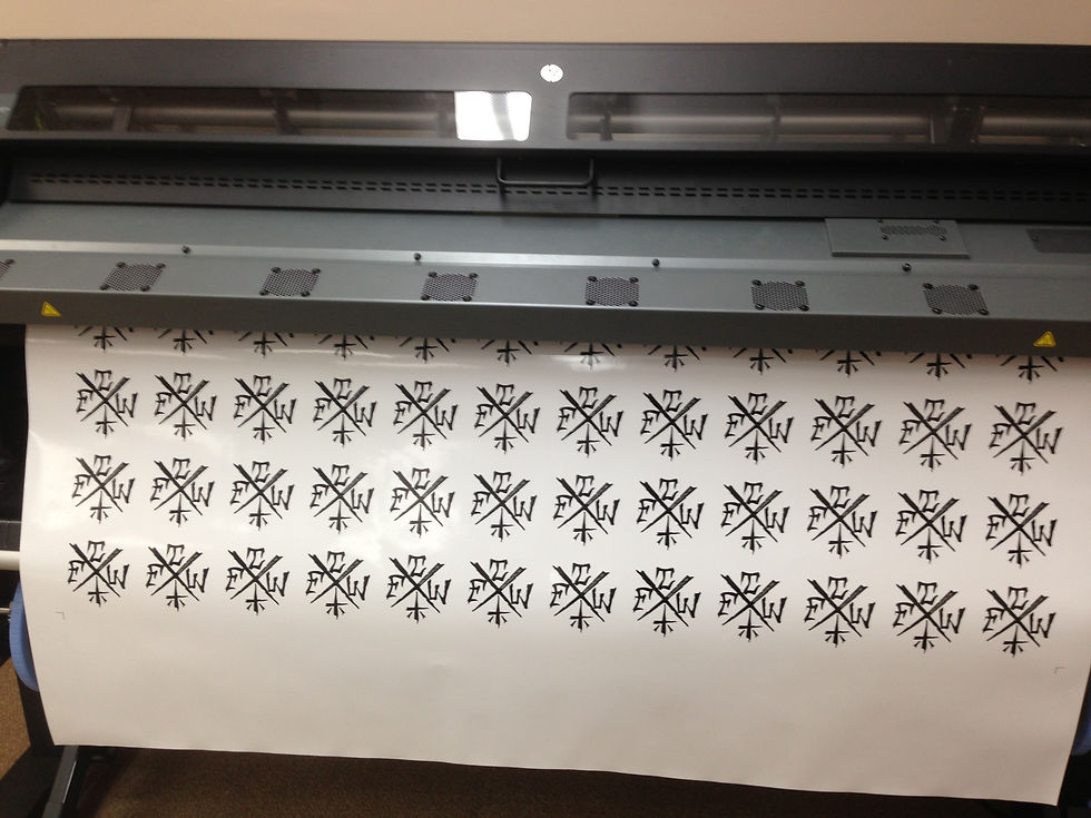 Printing decals