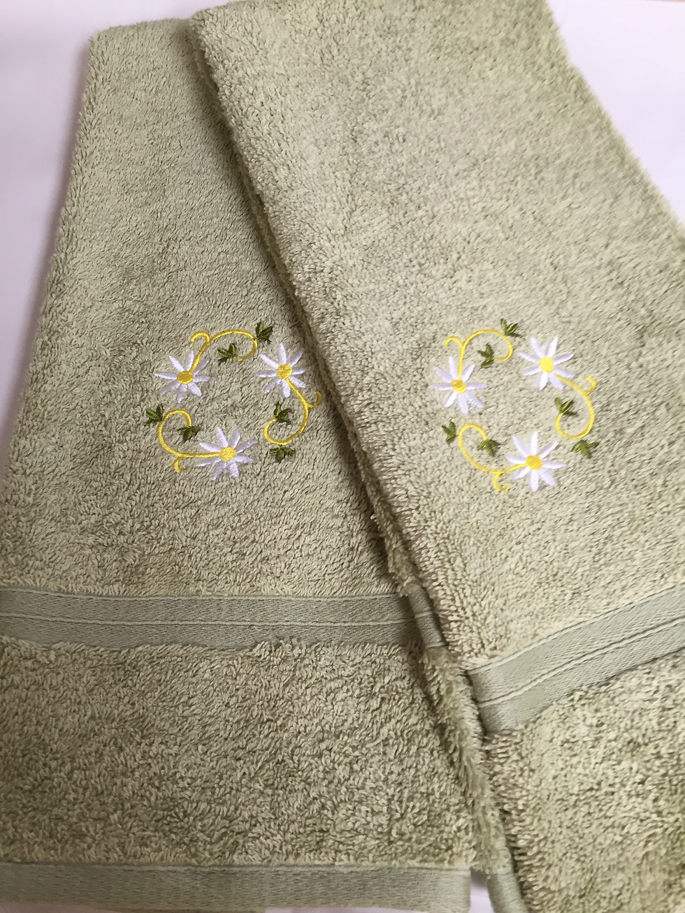 Daisy Wreath on Celedon