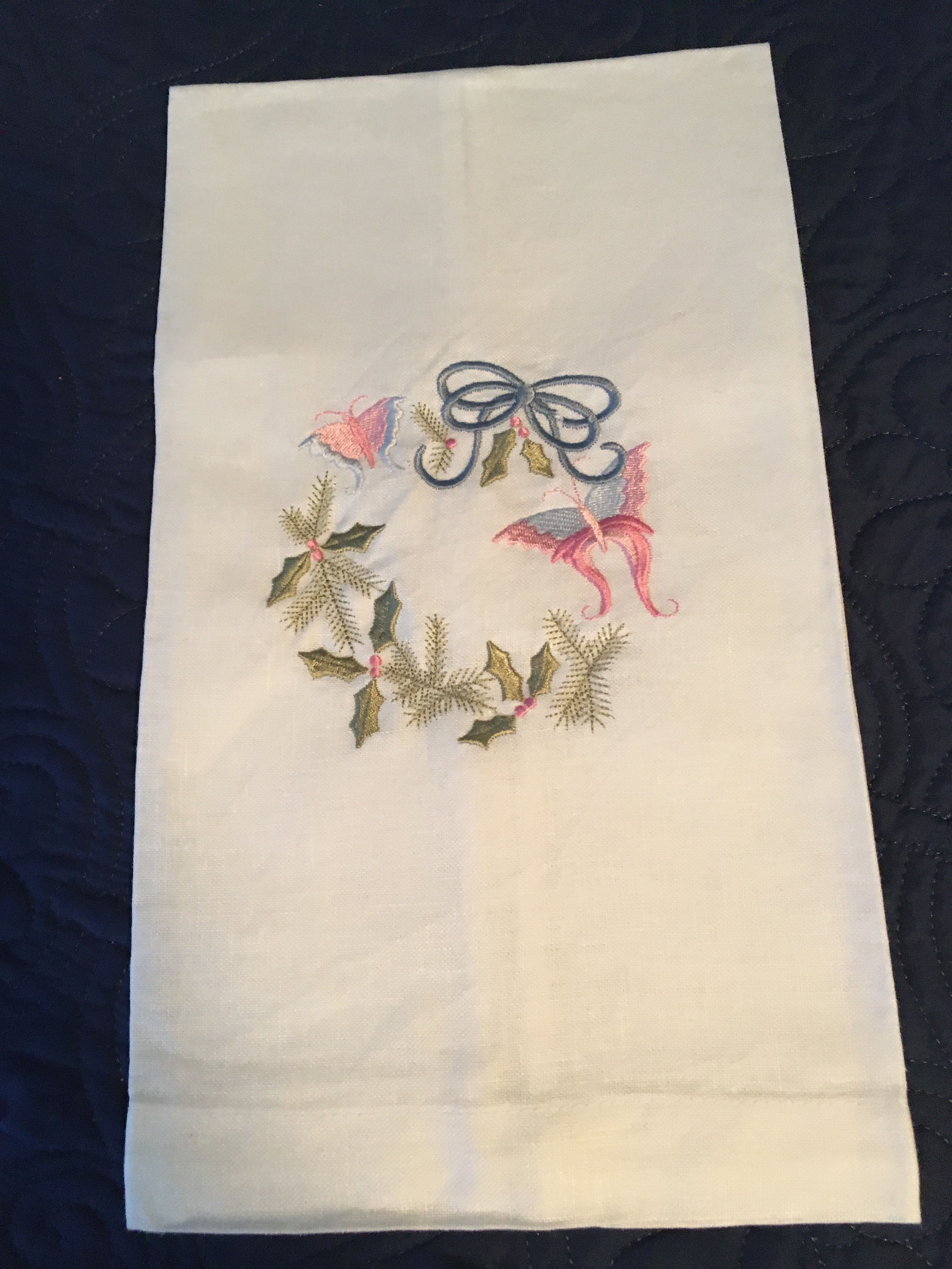 Organic Cotton Butterfly Wreath