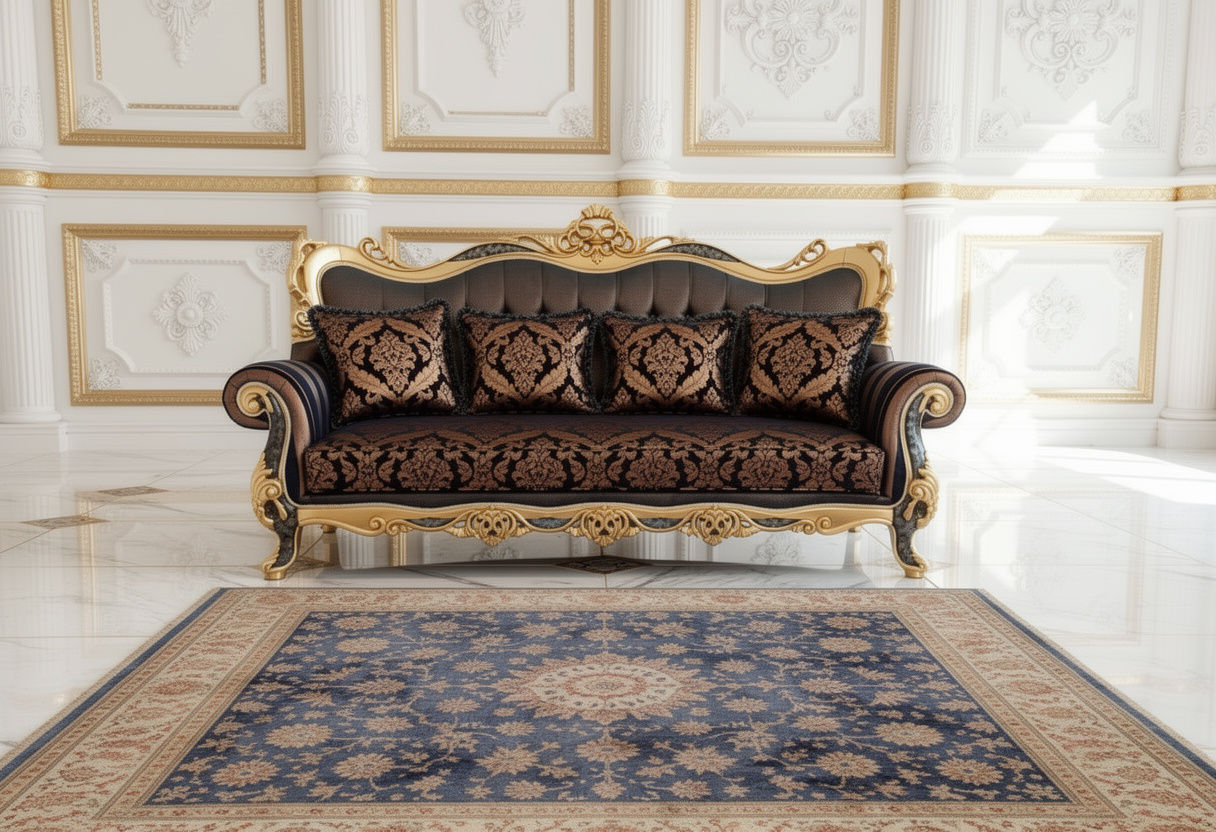 Royal Versailles Grand Sofa- 4Seater - 94inches