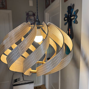 Intricate Wooden Pendant Lights