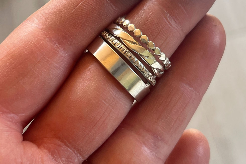 Silver Stacking Ring Workshop by Hannah Souter