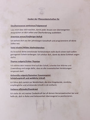 Pflanzenbotschaft
