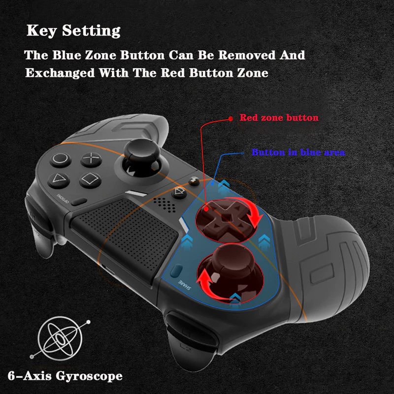 Miniaturbild: PS4/PC Elite Gamepad mit Programmierbaren Paddles, mit Rapidfire