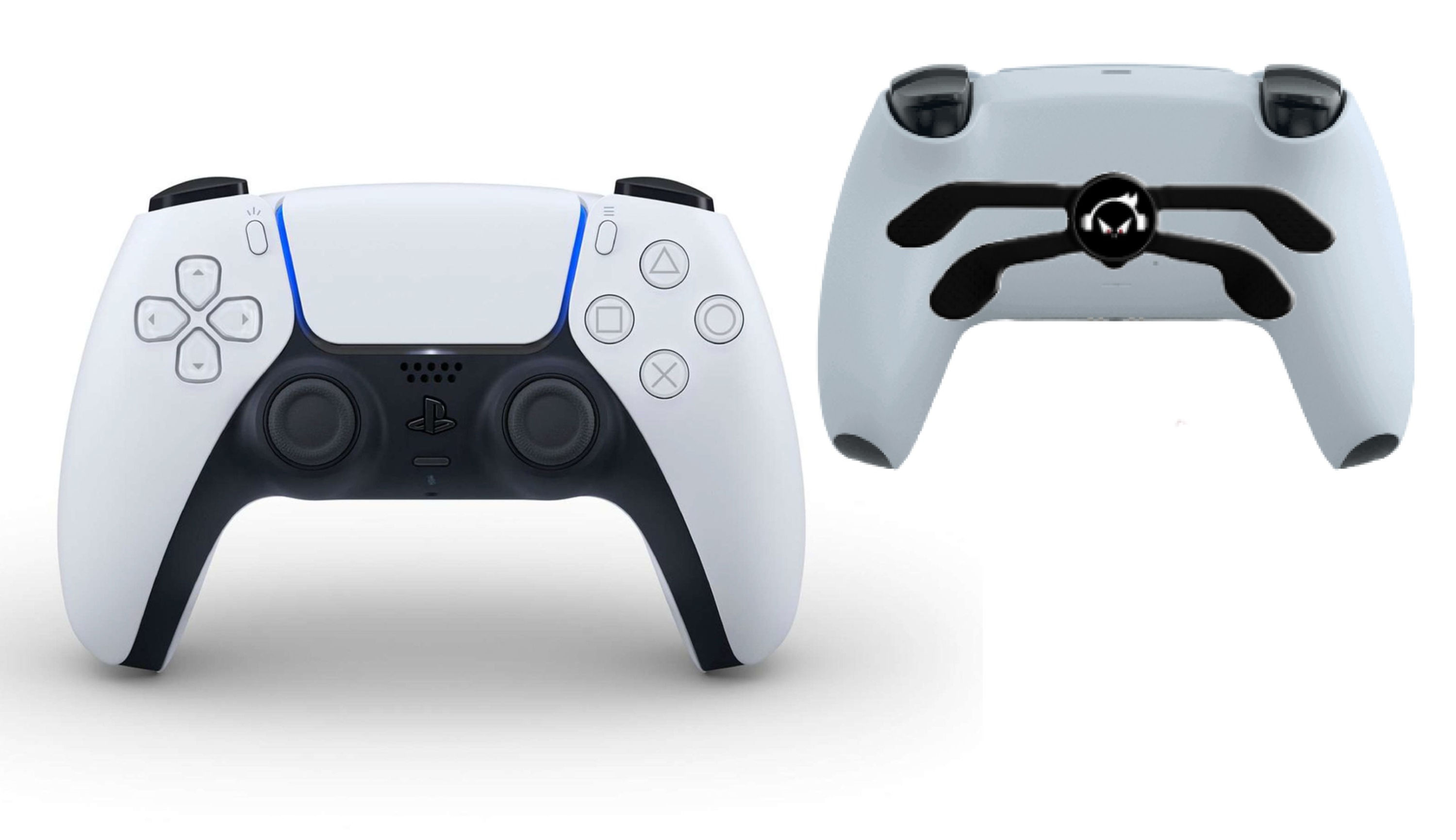 Custom PS5 Controller mit 2 oder 4 Paddles - in Weiß