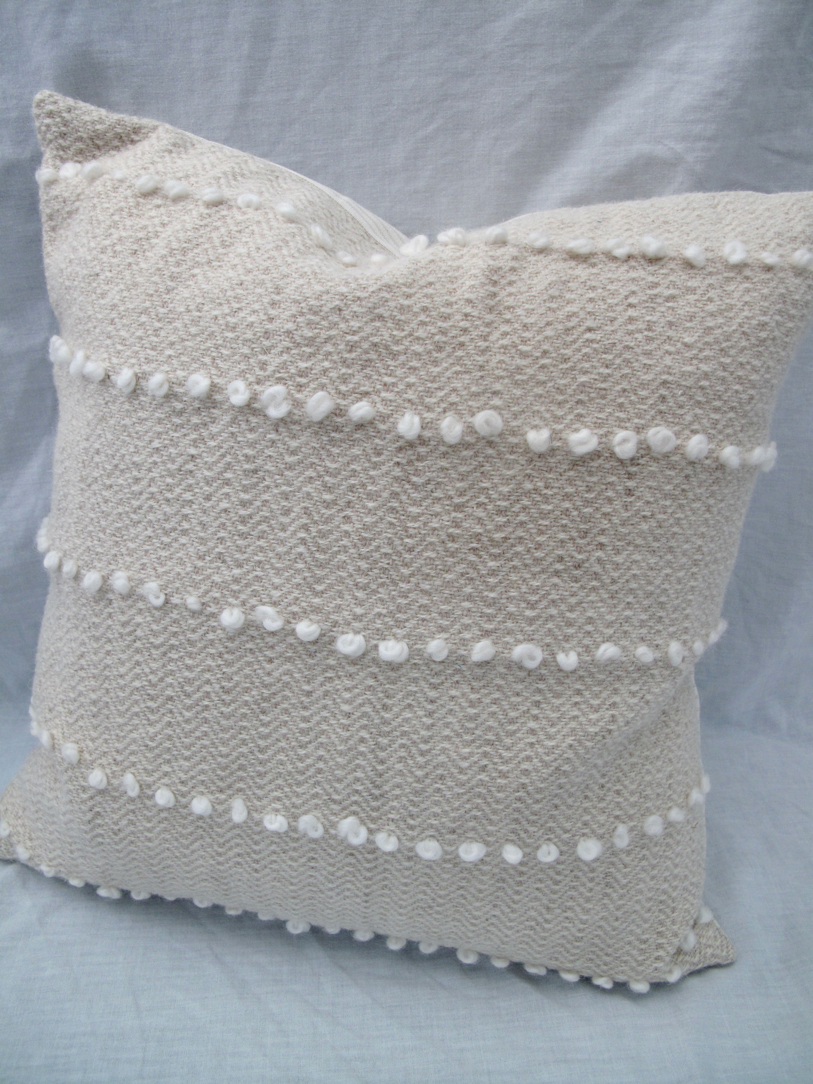 Appledore Neutral Square Cushion