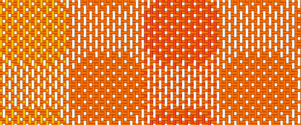 Sunset weave design