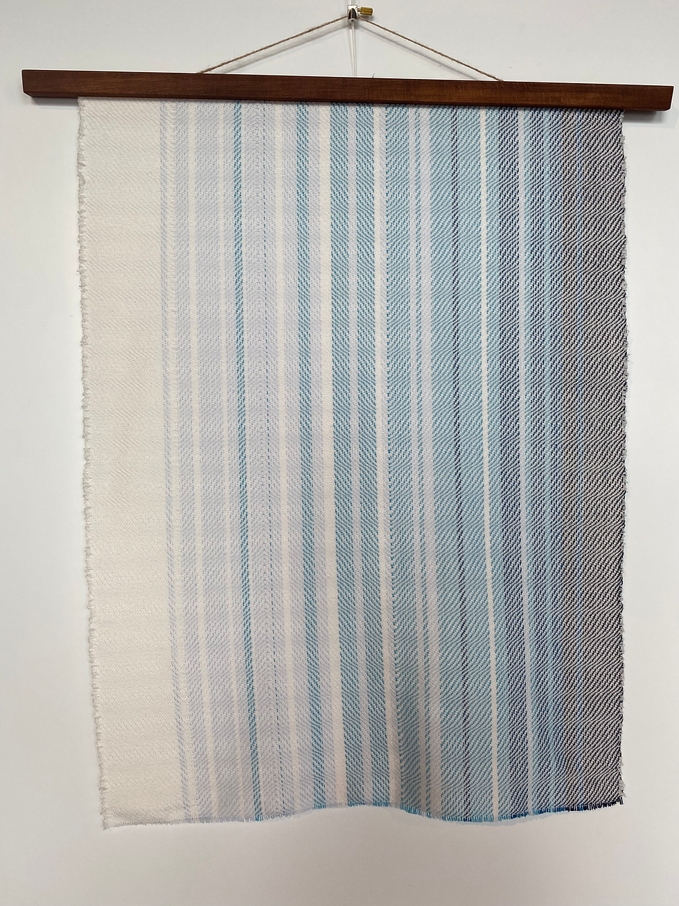 Thumbnail: Blue Ombre 'Waves' Wall Hanging
