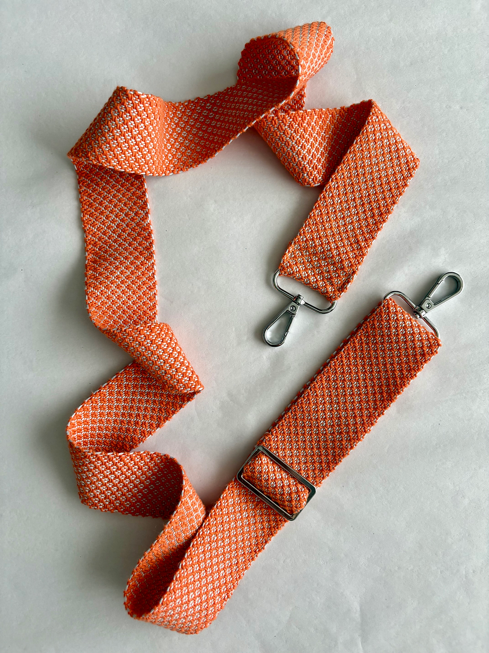 Thumbnail: Orange Handwoven Bag Strap
