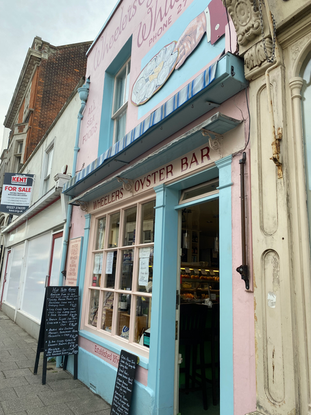 Wheelers Oyster Bar, the famous pink place in Whitstable