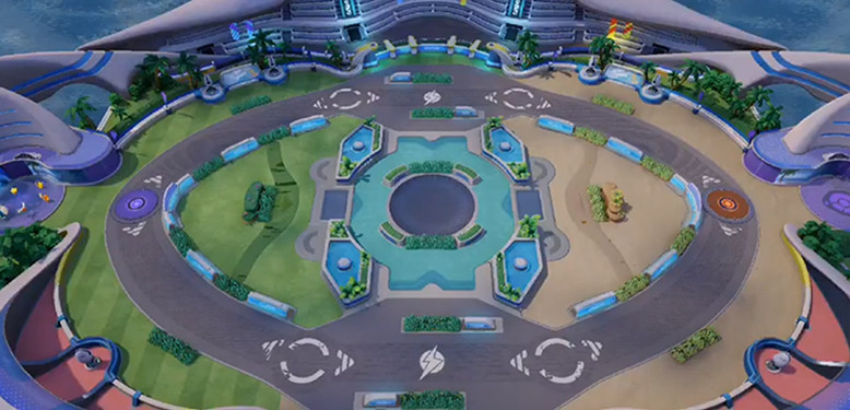 mapa 4v4 pokémon unite pokelol pokemoba league of legends