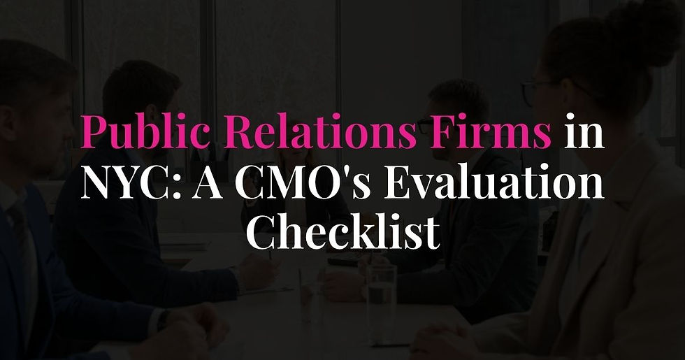 Public Relations Firms in NYC