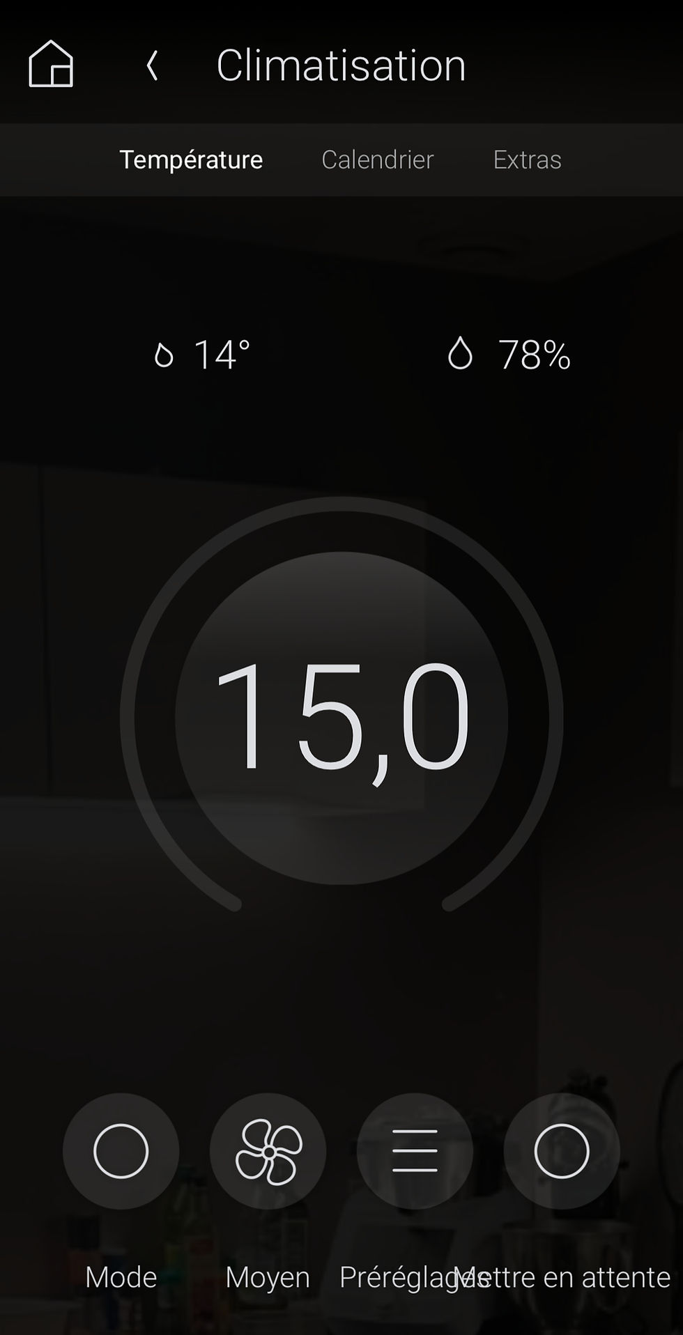 Climatisation dans control4