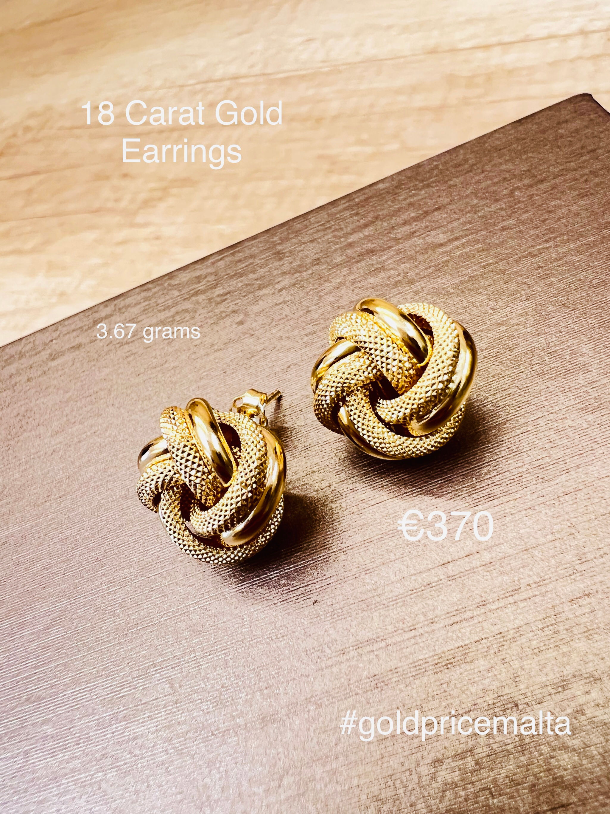 18 carat Gold Earrings