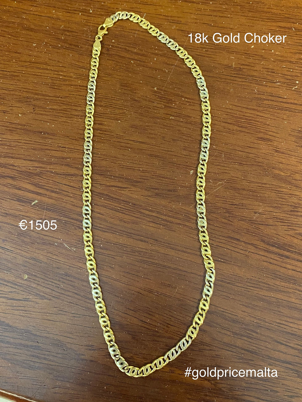 18 Carat Gold Choker