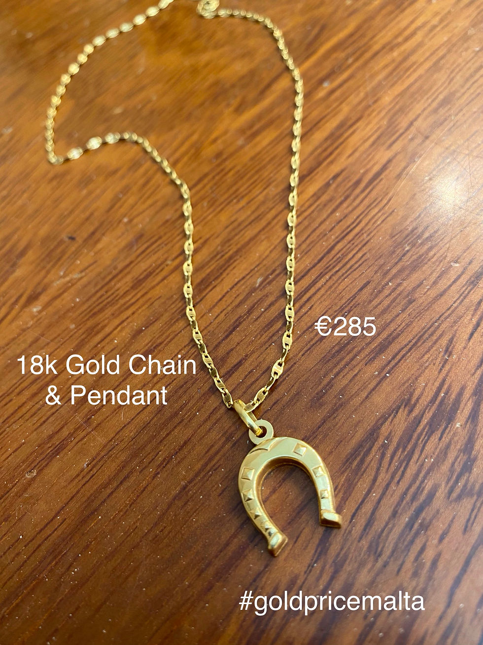 18 Carat Gold Chain & Pendant