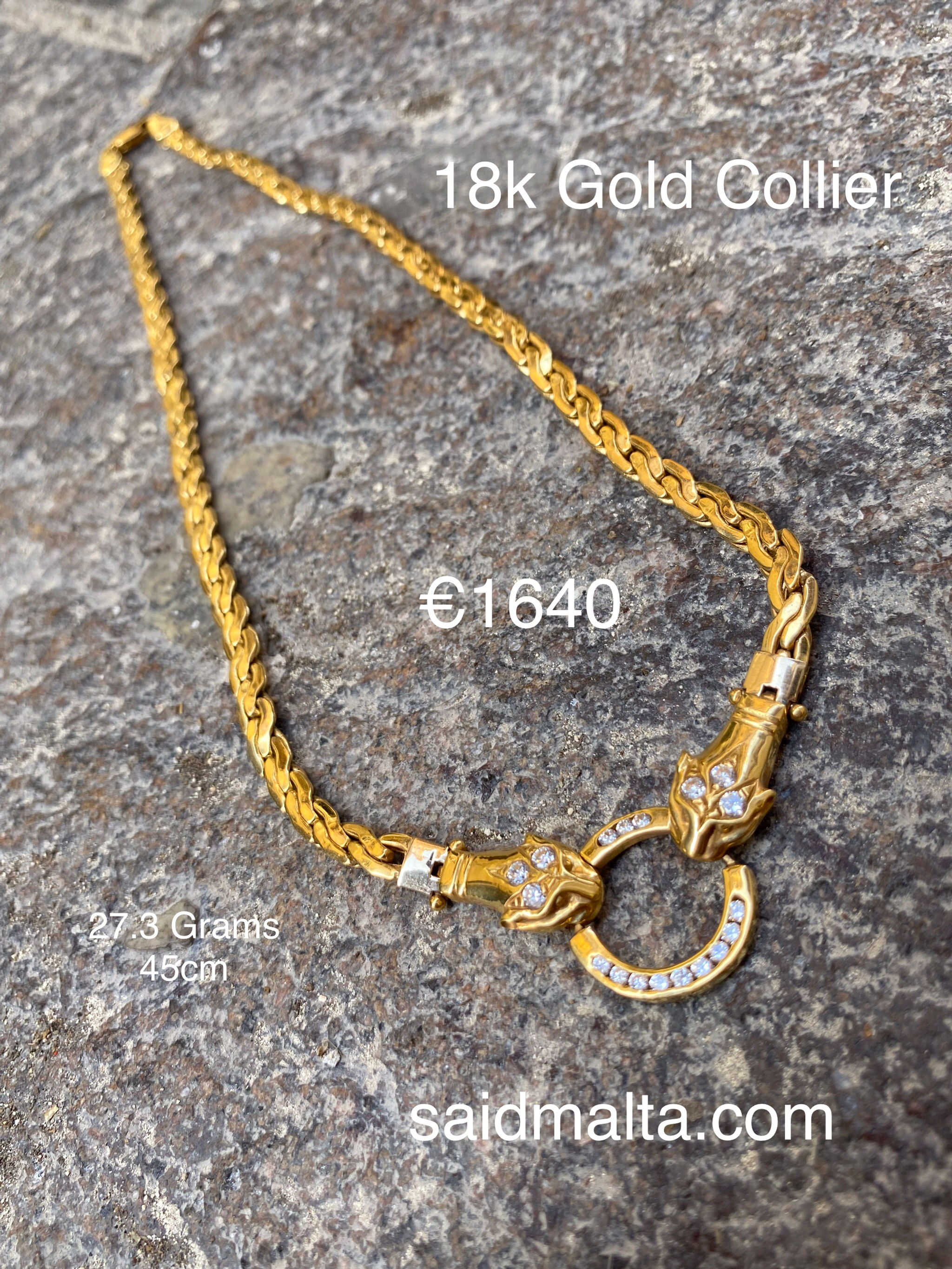 18 Carat Gold Collier