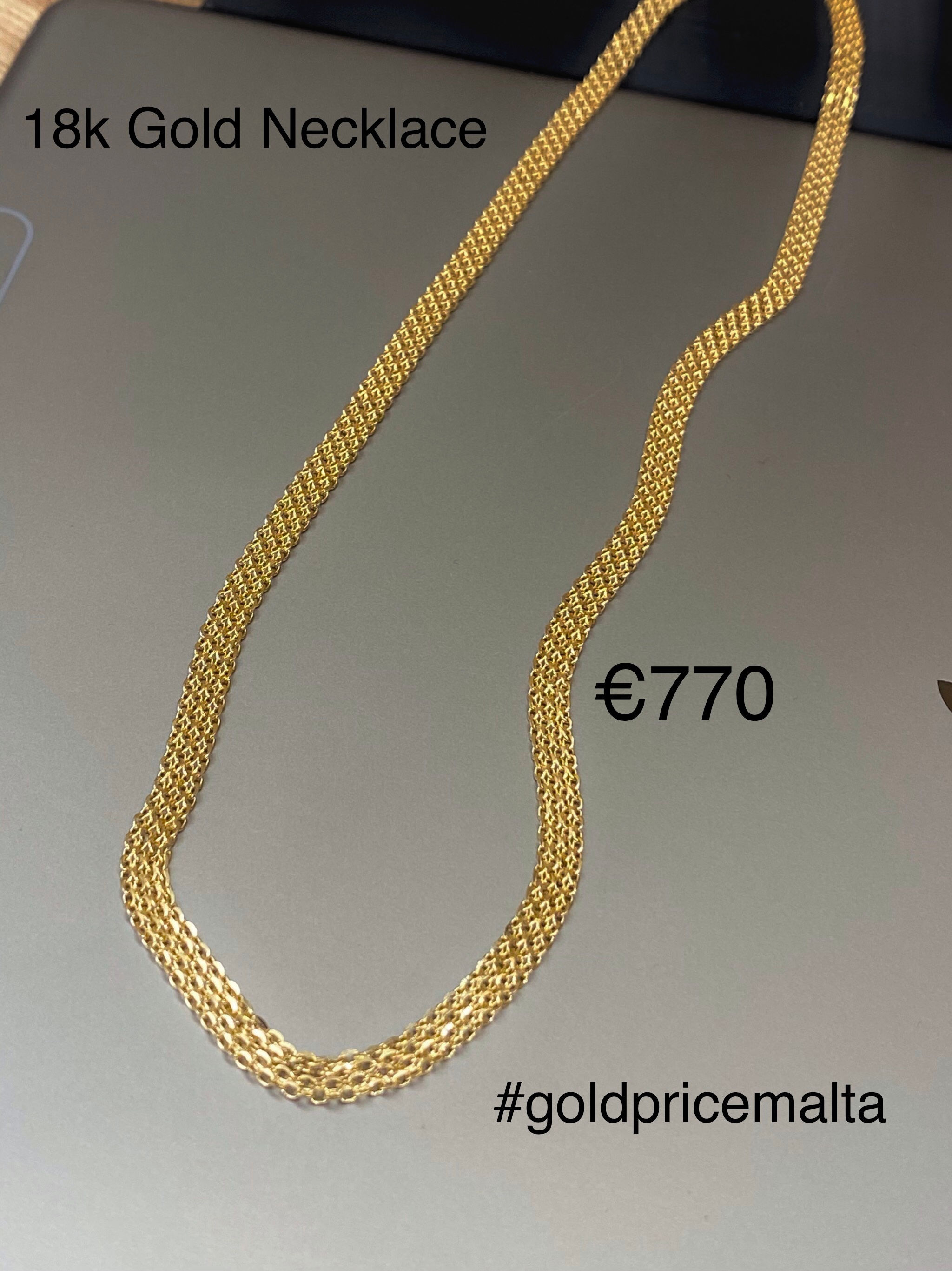 18 Carat Gold Necklace