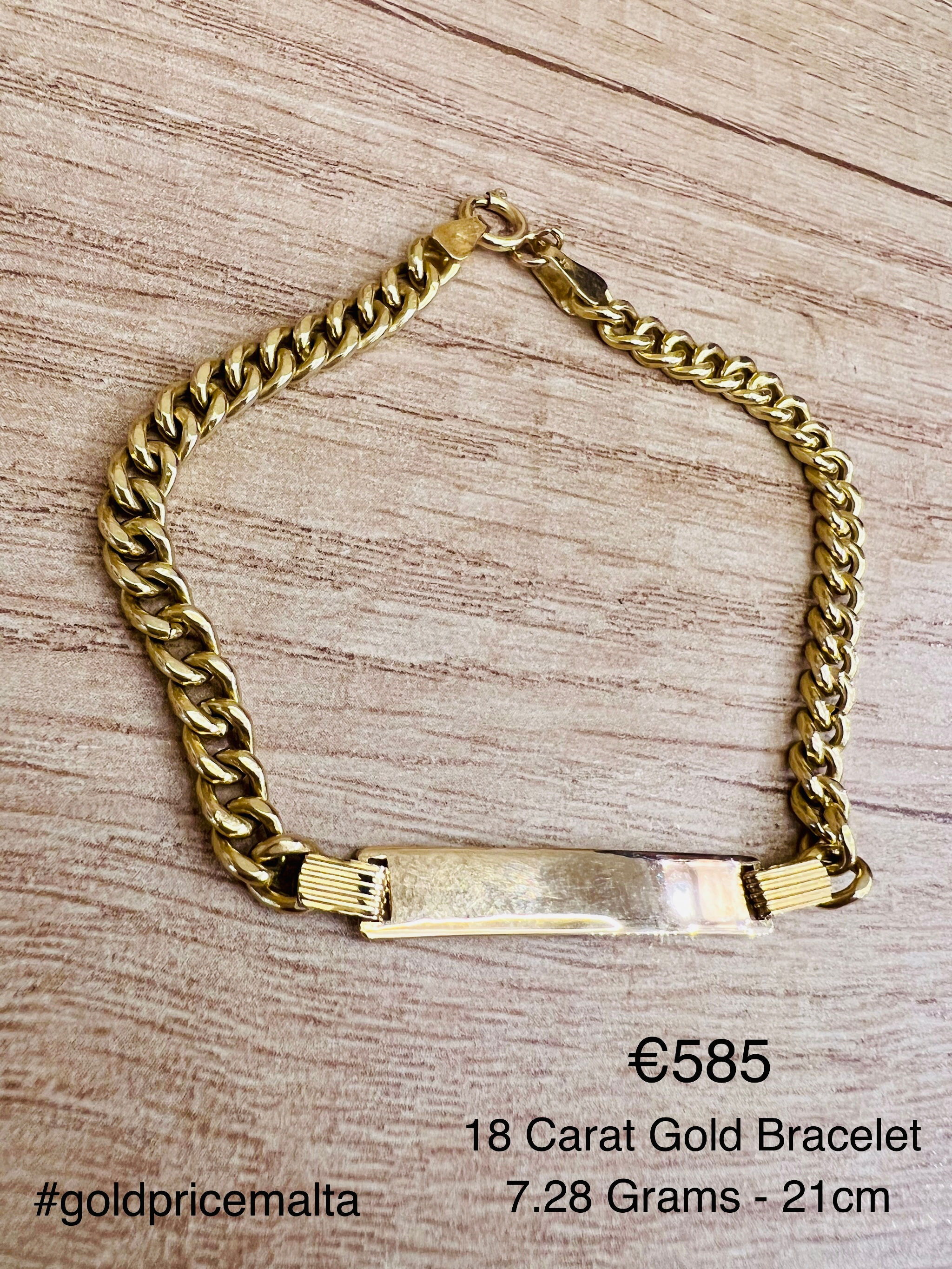 18 Carat Gold Bracelet